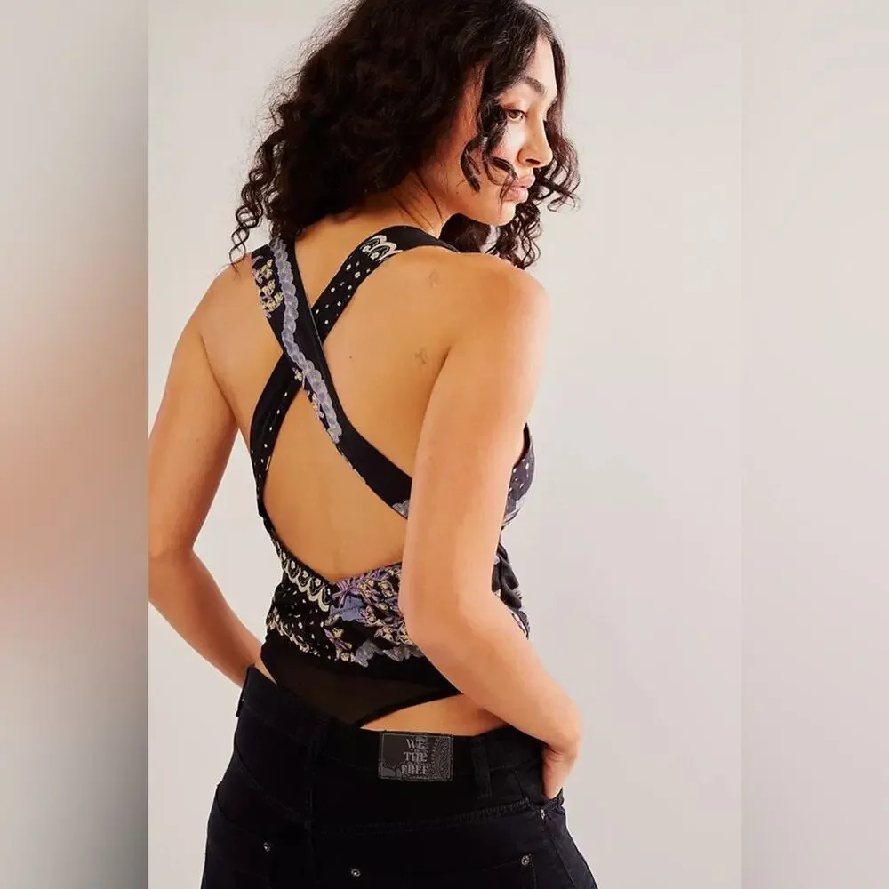 FREE PEOPLE SWEET THING BODYSUIT Size Medium